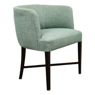 Mid Century Danish Modern Lounge Chair Armchair Green Arms MCM Denmark Lowback For Sale