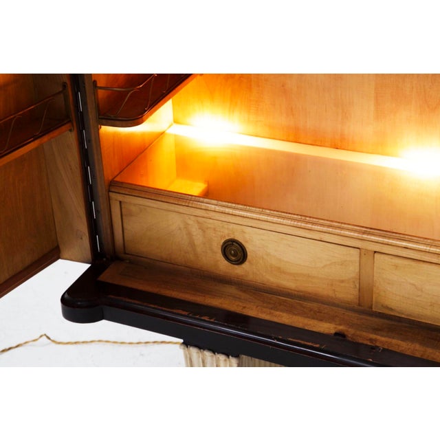Fine Carved and Ebonized Bar Cabinet, 1920s For Sale - Image 18 of 18