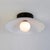 Dish Flush Mount, 3in Glass Globe, Modern Led Ceiling Light, by Research.Lighting For Sale In New York - Image 6 of 8