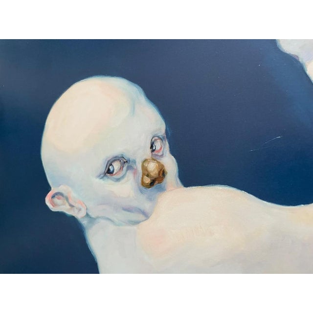 Michael Kvium, The Naked Eye on a Welldressed Lie III, Print For Sale - Image 4 of 7