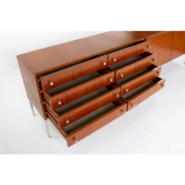 Wood Sideboard in Mahogany by Luigi Bartolini, 1960s For Sale - Image 7 of 14