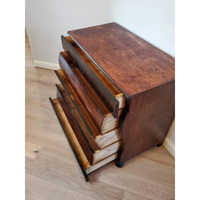 Wood 19th Century Spanish Rosewood Bombe Commode For Sale - Image 7 of 11