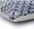 2020s Luxury Gray & White Woven Cowhide Leather Throw Pillow 16x24 | Handmade Designer Lumbar Cushion For Sale - Image 5 of 8