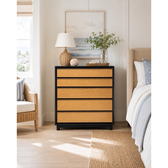 Wood Vintage Kroehler Mid-Century Modern Chest of Drawers For Sale - Image 7 of 8