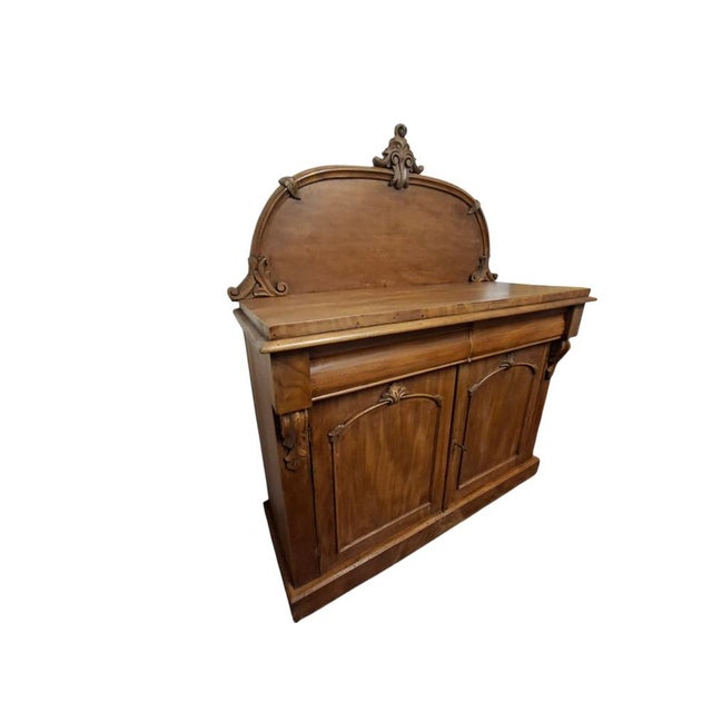 English Sideboard in Mahogany with Shelf, 1800 For Sale - Image 9 of 18