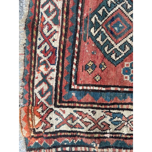 Antique Kazak Rug, 1890s For Sale - Image 9 of 18
