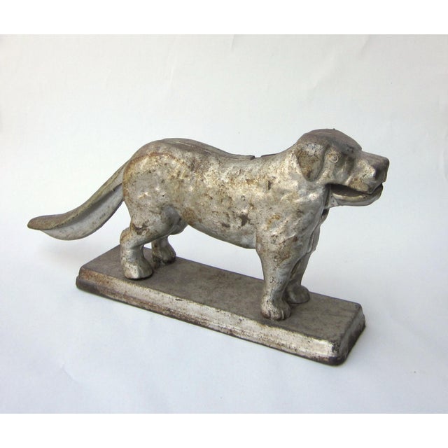 1930s Vintage Cast Iron Dog Golden Retriever Labrador Hinged Tabletop