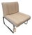 Mid-Century Modern Chrome Cantilever Lounge Chair, 1970s For Sale