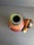 Vintage Italian Leather Wrapped Decanter Mid Century Modern Made in Italy 14" For Sale - Image 6 of 12