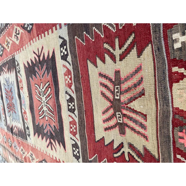 Vintage Turkish Kilim, 1960s For Sale - Image 12 of 14