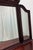 Wood Thomasville Mahogany Chippendale Style Tri-Fold Dresser Mirror For Sale - Image 7 of 11