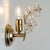 Flower Crystal and Gold Wall Light attributed to Palwa, Germany, 1970s, Set of 2 For Sale - Image 10 of 12