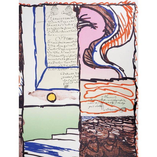 Modern Pierre Alechinsky, Exposition 1980, Lithograph For Sale - Image 3 of 7