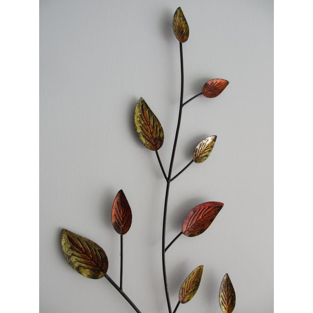 Metal Leaf and Vine Wall Art a Pair Chairish