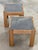 Wood Slate Top Oak Tables For Sale - Image 7 of 12