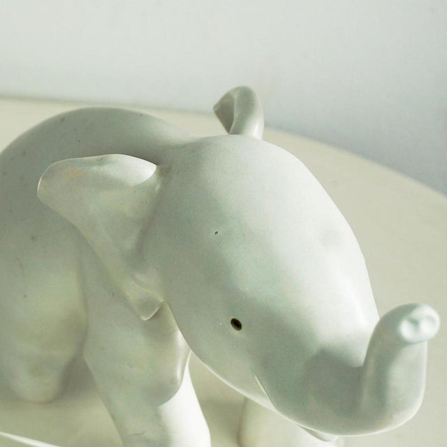 Mid-Century Modern Mid-Century Austrian Ceramic Elephant from Wienerberger, 1950s For Sale - Image 3 of 12