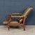 Animal Skin Antique English Mahogany Reclining Armchair with Green Leather Upholstery, 19th Century For Sale - Image 7 of 18