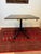 Early 20th Century Vintage Hand-Painted Floral Ebonized Tilt-Top Table | Scalloped Top & Pedestal Base For Sale - Image 5 of 5