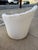 1980 White Shell Art Deco Style Swivel Chair For Sale - Image 4 of 6