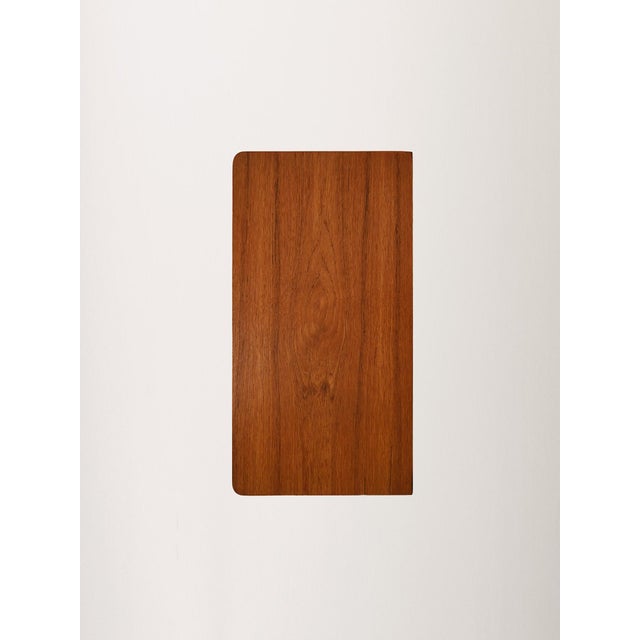 Scandinavian Teak Chest of Drawers with Turned Birch Legs, 1950s For Sale - Image 9 of 10