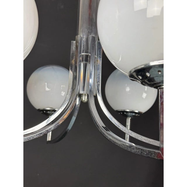 Vintage Italian Chandelier in Murano Glass, 1960s For Sale - Image 12 of 14