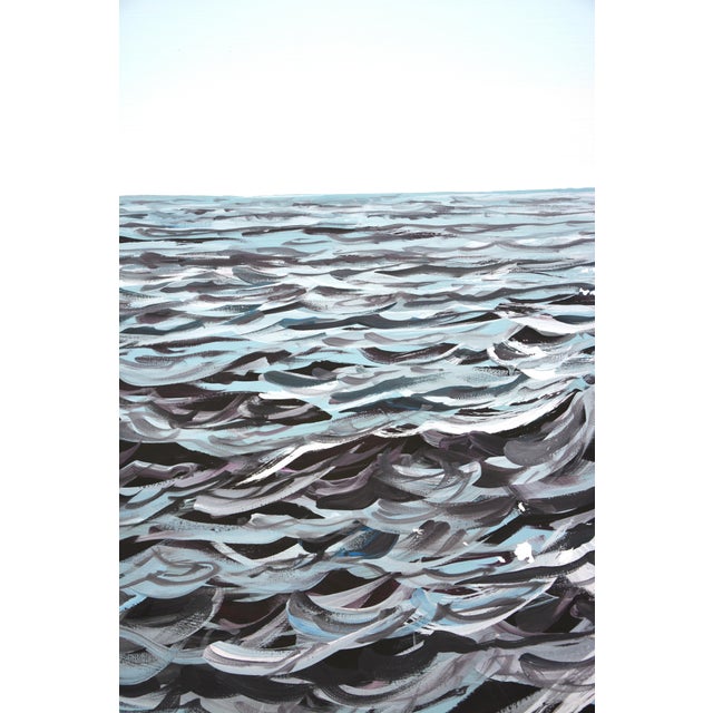 Early 21st Century Ocean Glow 3.Modern Original Painting For Sale - Image 5 of 10