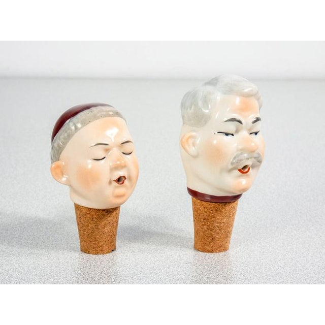 Porcelain Stoppers from Wagner & Apel, Set of 4 For Sale - Image 6 of 10