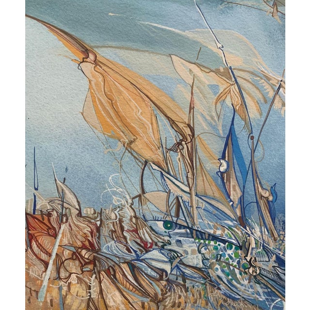 Jacek Sowicki, Schizophrenia, 2002, Gouache For Sale - Image 4 of 5