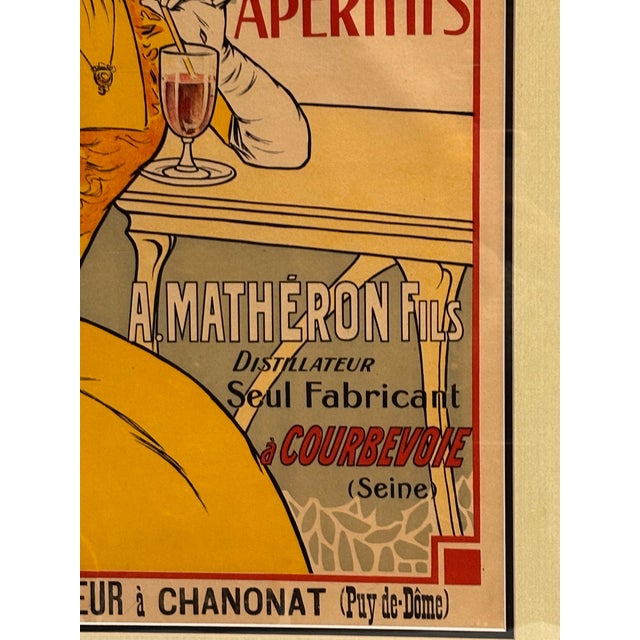 Art Nouveau Art Nouveau French Advertising Lithograph Poster Printed by G. Delattre & Cie. For Sale - Image 3 of 10