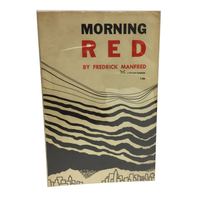 1956 Vintage First Edition "Morning Red" Frederick Manfred Book For Sale