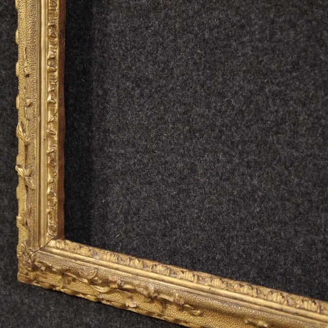 Antique Italian Gilded Frame, 1880 For Sale - Image 12 of 14