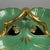 Gold Green Gold Shell Artistic Majolica Centerpiece by CAT G.T, 1960s For Sale - Image 8 of 12