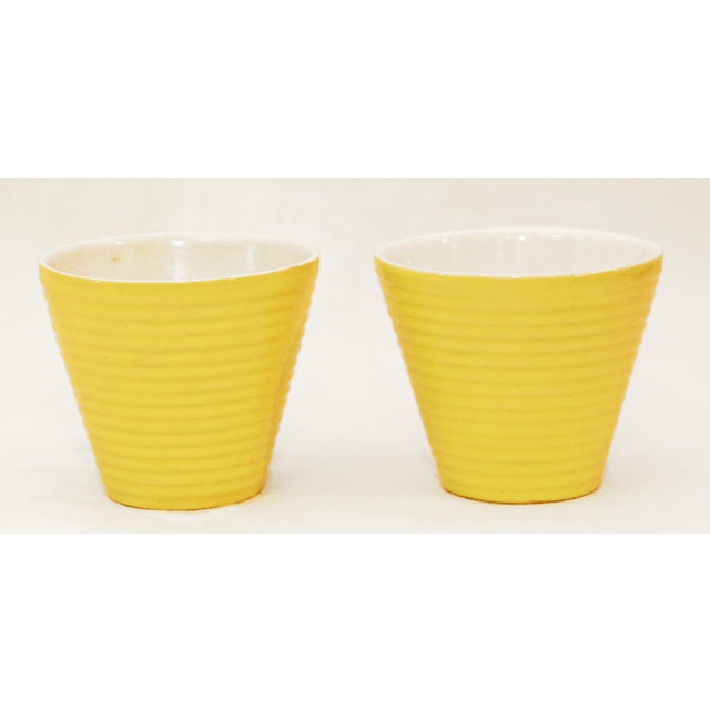Art Deco Ceramic Flower Pots, 1920s, Set of 2 For Sale - Image 6 of 6