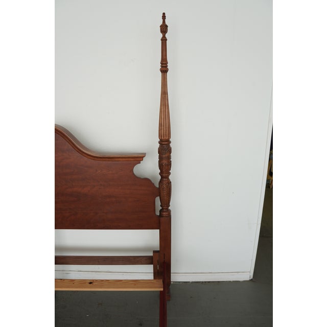 Vintage Drexel 18th Century Classics Queen Poster Bed For Sale - Image 10 of 11