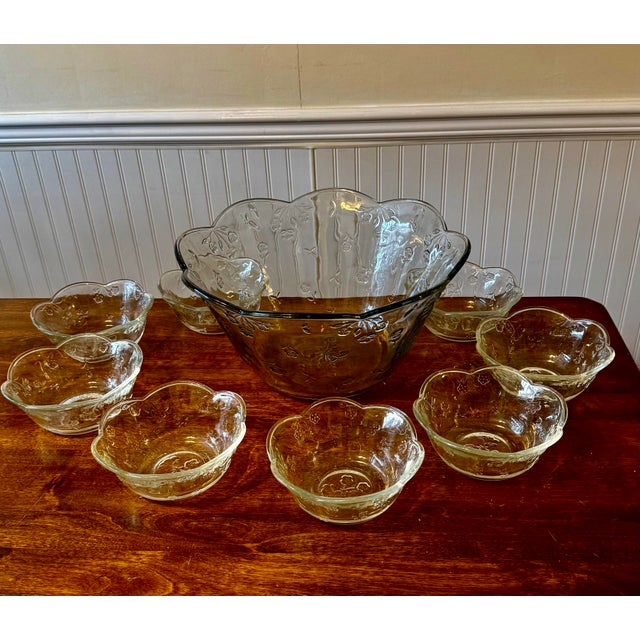 Savannah Salad Bowl and Set of Eight Serving Bowls For Sale - Image 12 of 12