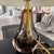 Glass Italian Baker Furniture Sommerso Glass Table Lamp For Sale - Image 7 of 7