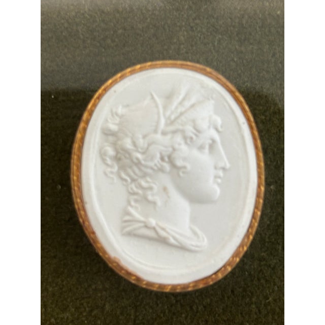 Early 19th Century 19th Century Grand Tour Neoclassical Plaster Intaglios Mounted & Framed - 8 Intaglios For Sale - Image 5 of 12