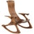 Wood 1980s Vintage Studio Crafted Rocking Chair For Sale - Image 7 of 7