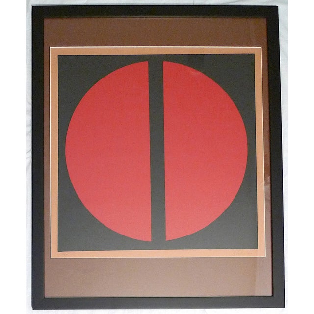 2010s 2010s Abstract Expressionist "Untitled" Framed Limited Edition Painting by J. Barlow For Sale - Image 5 of 5