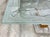 Substantial Lucite and Brass Dining Table, Etched Glass Top For Sale - Image 9 of 9
