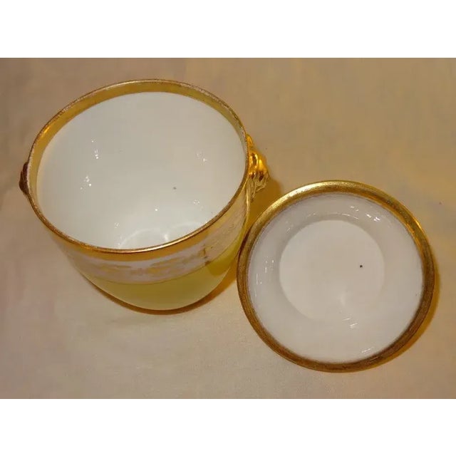 1800s French Empire Porcelain Covered Urn For Sale - Image 10 of 11