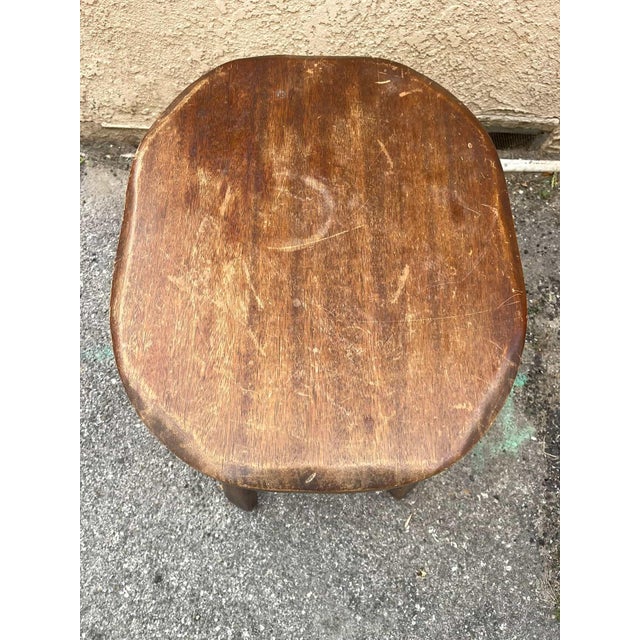 Antique Primitive Barn Side Table For Sale - Image 4 of 4