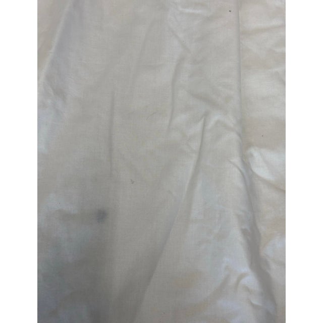 Vintage Custom Pinch Pleat Brunschwig & Fils Fabric Floral Drapes- 2 Panels For Sale - Image 12 of 12