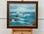 Seascape with Waves Breaking on Rocks - Oil on Canvas by 20th Century Artist 1985 Circa For Sale - Image 12 of 16
