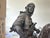 Impressive 29 inch bronze "Cavalier Arabe" (Arab Horseman) sculpture after the renowned French sculptor Antoine-Louis...