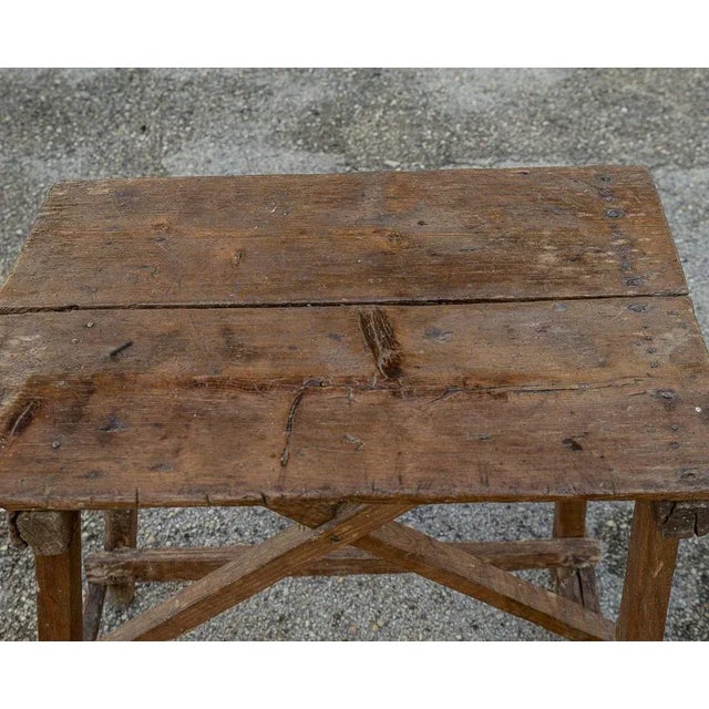 Wood Side or Coffee Table, 1700s For Sale - Image 7 of 9