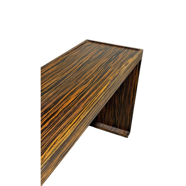 Christian Liaigre Christian Liaigre Style Console Table in Macassar Ebony For Sale - Image 4 of 8