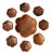 Mid 20th Century Mid-Century Modern Wooden Serving Bowl Set - 9 Piece For Sale