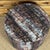 2020s Round Ottoman Footstool Made in Usa Designer Abstract Fabric Accent Stool 21"x17 For Sale - Image 5 of 8
