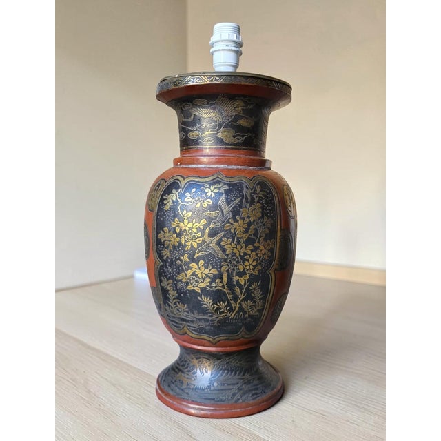 Metal Japanese Meiji Era Lamps, Late 19th Century, Set of 2 For Sale - Image 7 of 15